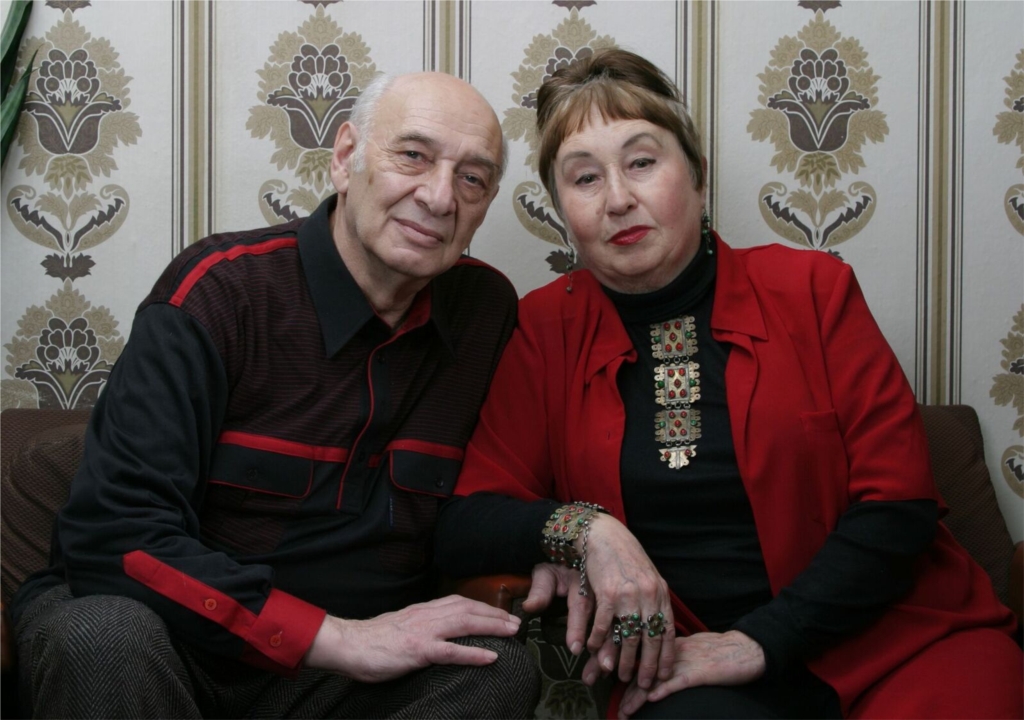 Владимир Циммерлинг и его жена Марга Силкина, 2003 г.